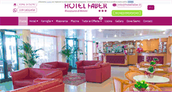 Desktop Screenshot of hotelfaber.it