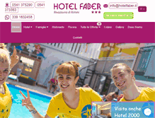 Tablet Screenshot of hotelfaber.it